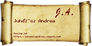 Juhász Andrea névjegykártya